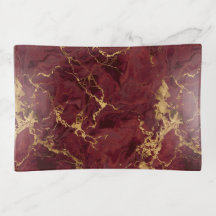 Eleganter Luxus Moderne Burgunder Gold Marmor