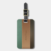 Eleganter Luxus, Retro, gestreift, den Blick belas Gepäckanhänger (Vorderseite vertikal)