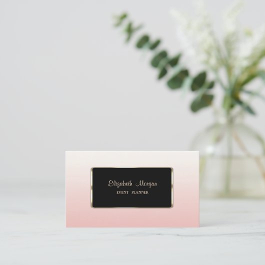 Eleganter Luxus Stilvoll Beruflich Visitenkarte (Stehend Vorderseite)