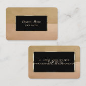Eleganter Luxus Stilvoll,Frame Visitenkarte (Vorne/Hinten)