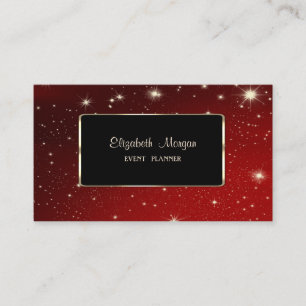 Eleganter Luxus Stilvoll, modern, schwarz Rahmen Visitenkarte