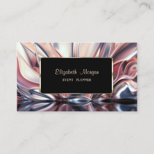 Eleganter Luxus Stylischer Goldrahmen Abstrakt Visitenkarte