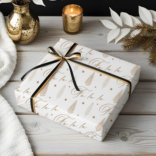 Eleganter Luxus-Urlaub Forest Frische Pasta machen Geschenkpapier