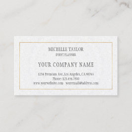 Eleganter Luxus White Gold Mandala Beruflich Visitenkarte