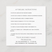 Eleganter Luxus-Wink-Leinen machen das Auge nach d Treuekarte (Rückseite)