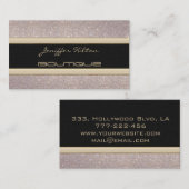 Eleganter Luxus zeitgenössischer Glanz Visitenkarte (Vorne/Hinten)