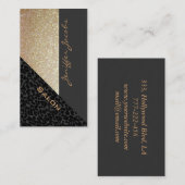 Eleganter Luxus zeitgenössischer Leopardenglanz Visitenkarte (Vorne/Hinten)