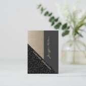 Eleganter Luxus zeitgenössischer Leopardenglanz Visitenkarte (Stehend Vorderseite)