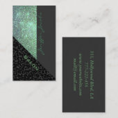 Eleganter Luxus zeitgenössischer Leopardenglanz Visitenkarte (Vorne/Hinten)