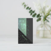 Eleganter Luxus zeitgenössischer Leopardenglanz Visitenkarte (Stehend Vorderseite)