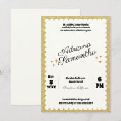 Eleganter, mädchenhafter Geburtstag (Vorne/Hinten)