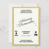 Eleganter, mädchenhafter Geburtstag (Vorderseite)