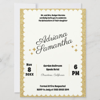 Eleganter, mädchenhafter Geburtstag