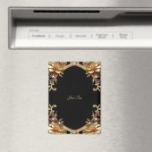 Eleganter Magnet mit goldenem Rahmen (In Situ (Geschirrspüler))