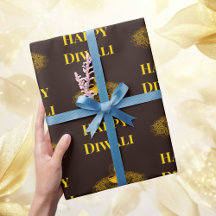 Eleganter Mandala diya Golddiwali-Text