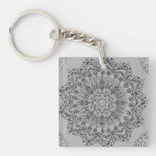 Eleganter Mandala-Schlüsselanhänger, Boho-Chic-Sch Schlüsselanhänger