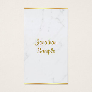 Eleganter Marmor-Gold-Kalligrafie-Name Luxus