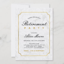Eleganter Marmor & Gold | Party für Unternehmensru