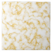 Eleganter Marmor - Gold White Fliese (Vorderseite)