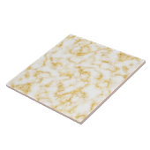 Eleganter Marmor - Gold White Fliese (Seite)