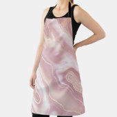 Eleganter Marmor: Goldstruktur der Rose Schürze (InSitu)