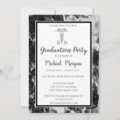 Eleganter Marmor , Krankenpflegepartei Einladung (Vorderseite)