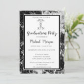 Eleganter Marmor , Krankenpflegepartei Einladung (Stehend Vorderseite)