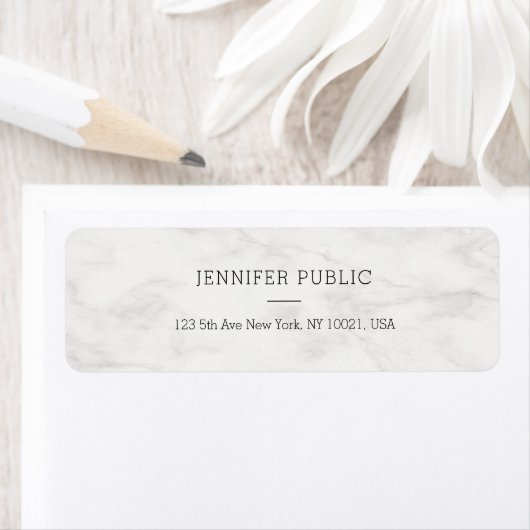 Eleganter Marmor Modernes einfaches Template Perso (Insitu)