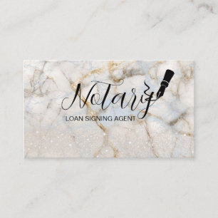 Eleganter Marmor-Notar-Füllfederhalter Visitenkarte