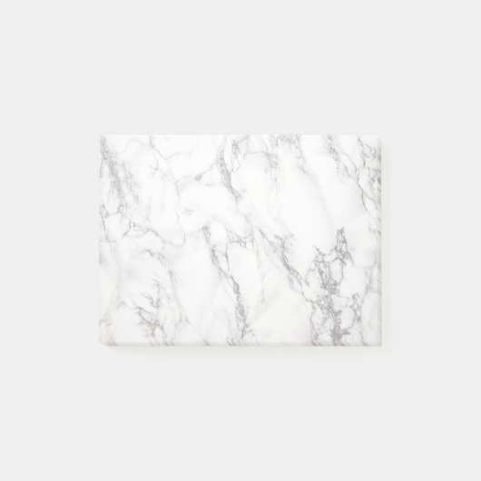 eleganter Marmor Post-it Klebezettel (Vorderseite)