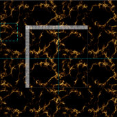 Eleganter Marmor style3 - schwarzes Gold Stoff (Kachel)