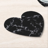 Eleganter Marmor style4 - Schwarzweiss Untersetzer (angewinkelt)