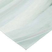 Eleganter Marmor Swirl Silver Glitzer Sparkle Glam Kurzer Tischläufer (Ecke)