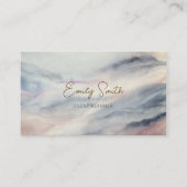 Eleganter Marmor und dunkelgrau auf der Rückseite Visitenkarte (Vorderseite)