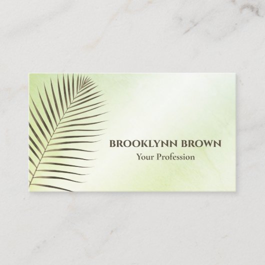 Eleganter Marmor Wasserfarben Blumen Modernes Aqua Visitenkarte (Vorderseite)