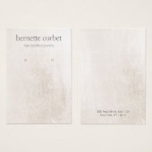 Eleganter Marmorschmuck Designer Earring Display (Vorne & Hinten)