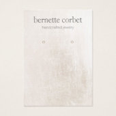 Eleganter Marmorschmuck Designer Earring Display (Vorderseite)