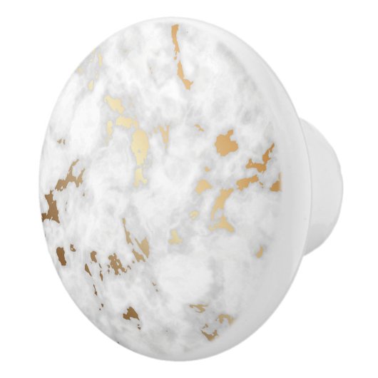 Eleganter Marmorstein Keramikknauf (Rechts)