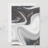 Eleganter Marmorstein , Krankenpflegepartei Einladung (Rückseite)