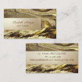 Eleganter Marmorstein Streifen Visitenkarte (Vorne/Hinten)