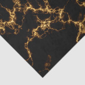 Eleganter Marmorstil3 - Schwarzes Gold Seidenpapier (Ausschnitt)