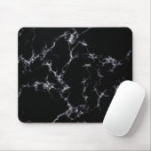 Eleganter Marmorstil4 - Schwarz und Weiß Mousepad (Mit Mouse)