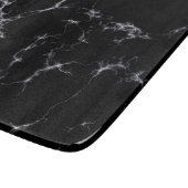 Eleganter Marmorstil4 - Schwarz und Weiß Schneidebrett (Ecke)