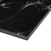 Eleganter Marmorstil4 - Schwarz und Weiß Schneidebrett (Ecke)
