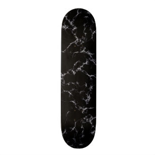 Eleganter Marmorstil4 - Schwarz und Weiß Skateboard