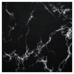 Eleganter Marmorstil4 - Schwarz und Weiß Stoff