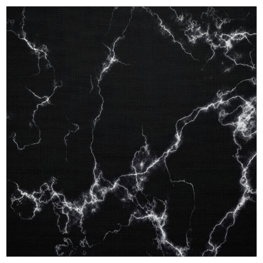 Eleganter Marmorstil4 - Schwarz und Weiß Stoff (Muster)
