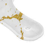 Eleganter Marmorstil6 - Gold und Weiß Schneidebrett (Ecke)