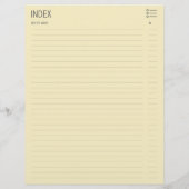 Eleganter Maroon Diamond Recipe Divider/Index (Rückseite)