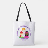 Eleganter März zum Internationalen Frauentag 8 Tasche (Rückseite)